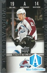2019-20 HOCKEY CARD TIM HORTONS NATHAN MACKINNON GAME DAY ACTION HGD-14